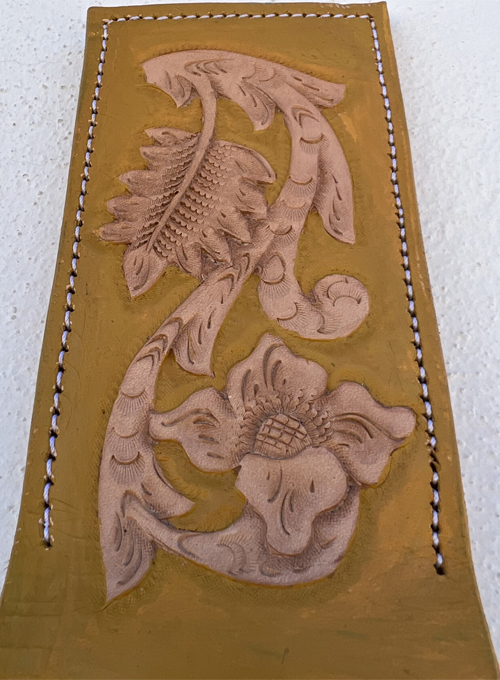 Saddle Painted Tooled Strap